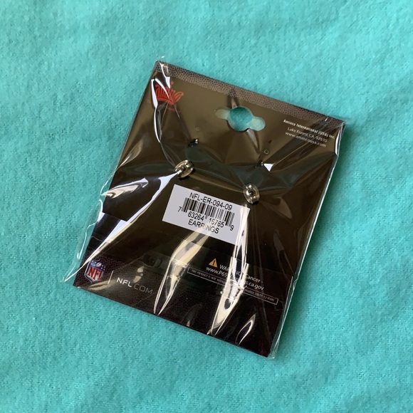 NFL Miami Dolphins Stud Earrings - Picture 2 of 2